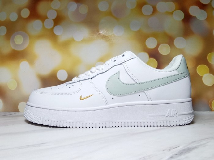 Men's Air Force 1 Low White/Gray Shoes 0203